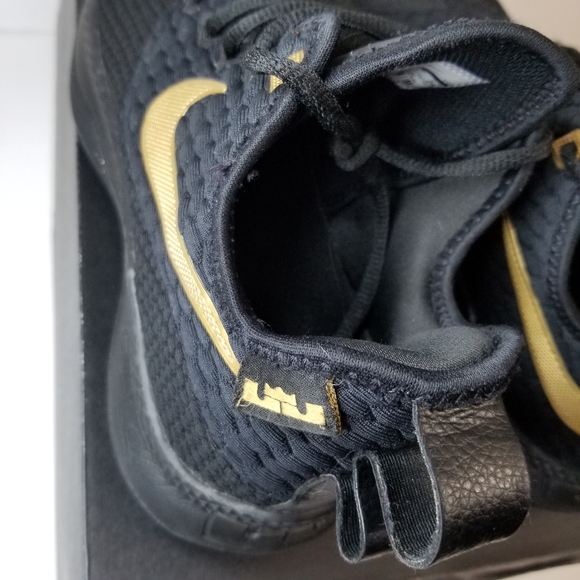 Nike Lebron Witness III Size 8 Black & Gold - Picture 7 of 10